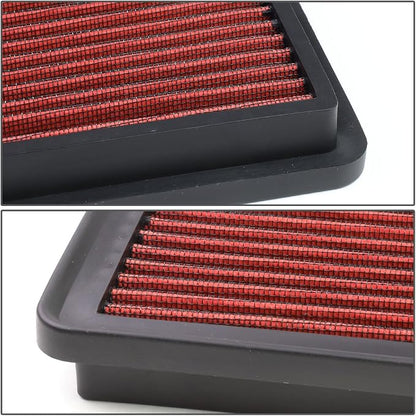 DNA Motoring AFPN-018-RD Clean Air Washable Drop In Panel Air Filter Enhance - Image 3