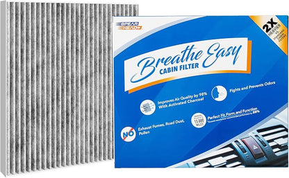 Spearhead Odor Defense Breathe Easy AC & Heater Cabin Filter | Fits 2016-19 by SPEARHEAD