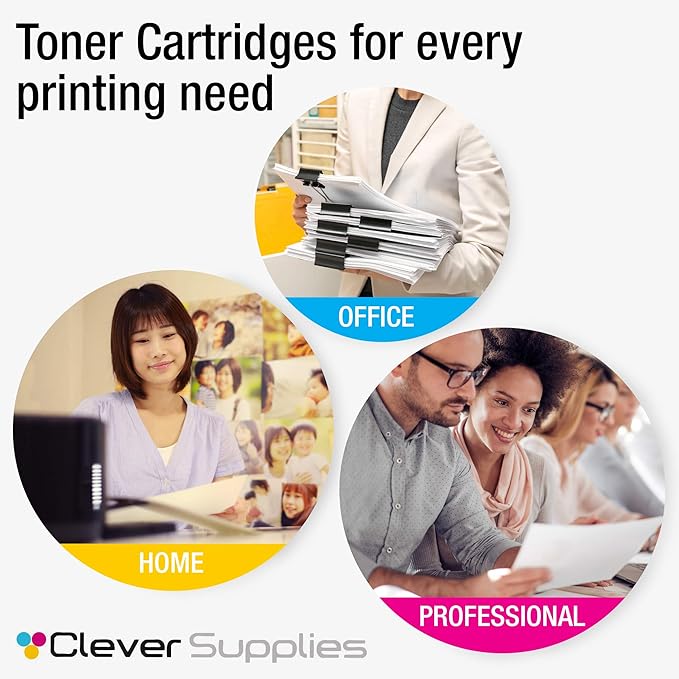 Clever Supplies Compatible Replacement Toner Cartridge Replacement for HP CE250A ( Yellow , 1 pk )