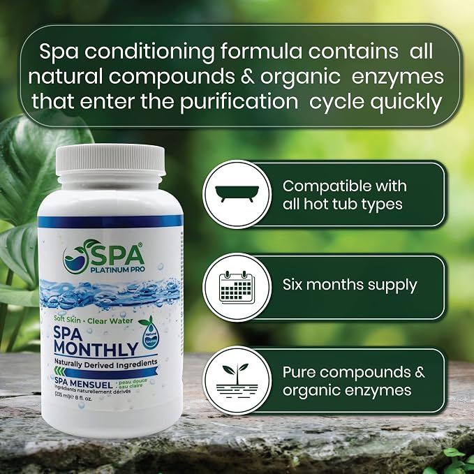 Spa Platinum Pro Natural Hot Tub Treatment – Fast Acting Cloudy Water Solution - Image 4