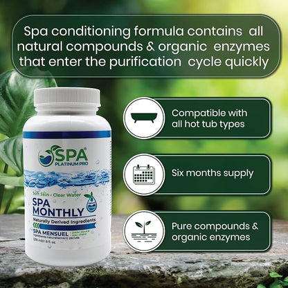 Spa Platinum Pro Natural Hot Tub Treatment – Fast Acting Cloudy Water Solution - Image 4