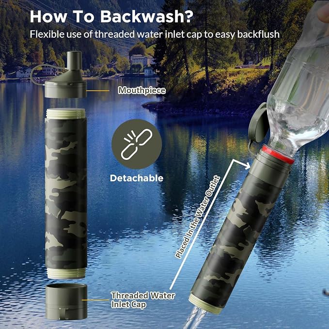 Membrane Solutions Straw Water Filter S1, NSF/ANSI 42&372&401 certificated - Image 5