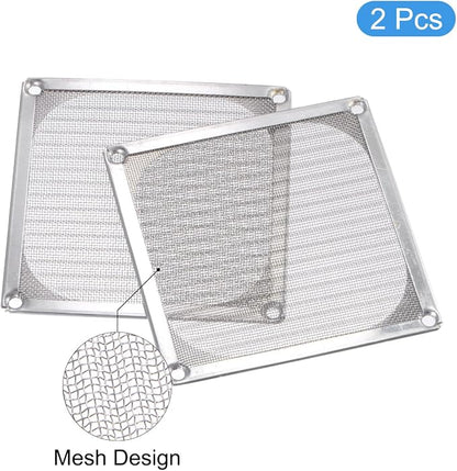 MECCANIXITY 92mm Computer Fan Filter Grills Stainless Steel Mesh Dustproof Case - Image 3
