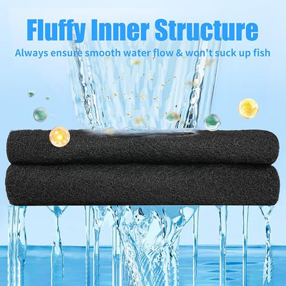 AQUANEAT Aquarium Activated Carbon Filter Media Pad - Image 4