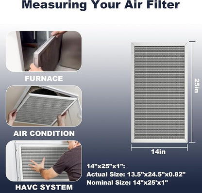 14x25x1 Reusable Air Filter, Electrostatic, Washable Lasts a Lifetime, Breathe - Image 6