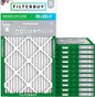 Filterbuy 15x25x1 Air Filter MERV 8 Essential Dust & Allergy Defense, by Filterbuy
