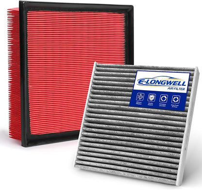 Cabin & Engine Air Filter Kit for 2016-2018 Rav4 2.5L by E-LONGWELL