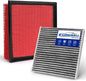 Cabin & Engine Air Filter Kit for 2016-2018 Rav4 2.5L by E-LONGWELL