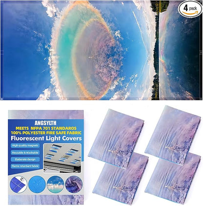4 Pcs Fluorescent Light Covers by ANGSYLTH