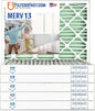 Filters Fast 14x25x2 Pleated Air Filter Merv 13, 2 Inch AC Furnace Air Filters by FiltersFast