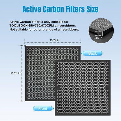 3 Packs Carbon Filter Replacement Set - Image 3
