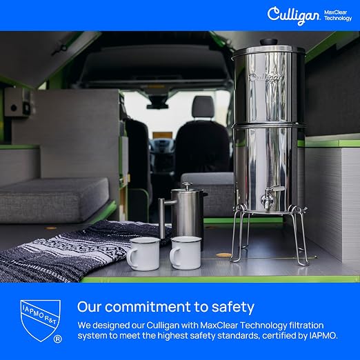 Culligan MaxClear 3 Gallon Gravity Water Filter System, Polished - Image 8