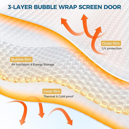 Magnetic Thermal Insulated Door Curtain - Image 4