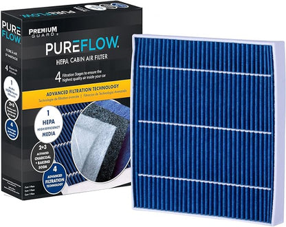 PureFlow HEPA Cabin Air Filter PC9958HX | Fits 2019-2024 Chevrolet Silverado by PremiumGuard