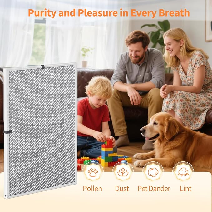 2-Pack 24x36x1 MERV 8 Reusable & Washable Electrostatic Air Filters - Image 7