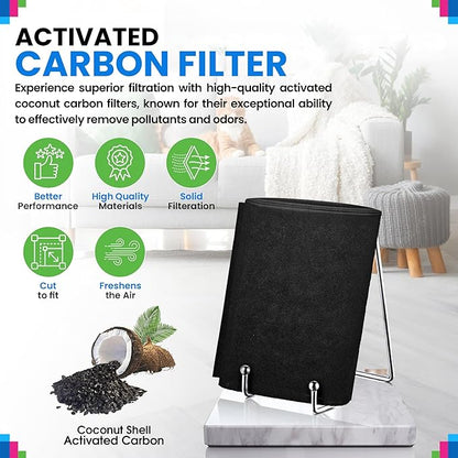 Cut to Fit Activated Carbon Filter Sheet 16” x 48” - Image 2