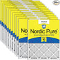 Nordic Pure 12x24x1 Pleated MERV 10 Air Filters 24 Pack by NordicPure