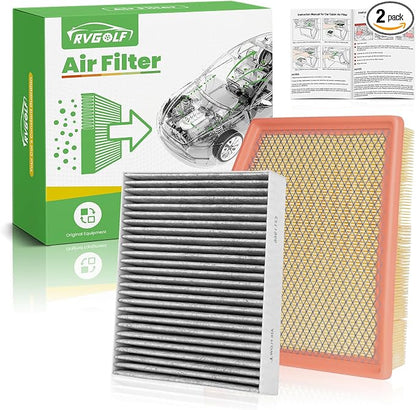Engine+Cabin Air Filters Fit for 2021-2026 Chrysler Grand Caravan V6, 2017-2026 by RVgolf