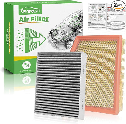 Engine+Cabin Air Filters Fit for 2021-2026 Chrysler Grand Caravan V6, 2017-2026 by RVgolf