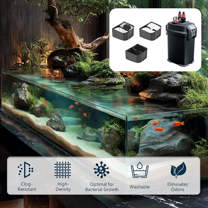 30 Pack Replacement Filter Media Kit Compatible - Image 6