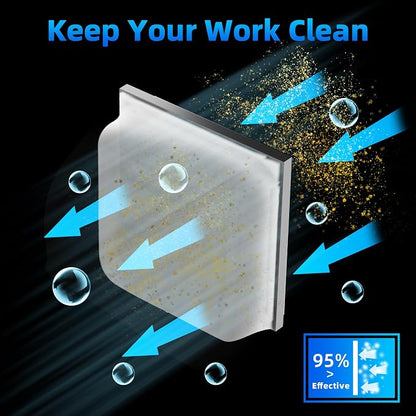 FoxAlien Dust Filter Bag for 800W Desktop Dust Collector HFS-800, Disposable - Image 2