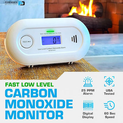 Fast Low Level CO Monitor by Forensics | Offices, Classrooms, Retail | > 10ppm - Image 4