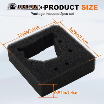 LOCOPOW 17211-ZM3-800 Air Filter Fits Honda GX31 GX22 GX 31 22 Engines FG100 - Image 2