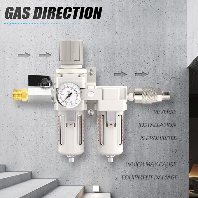 1/2" NPT Air Drying System, Double Air Filters - Image 3