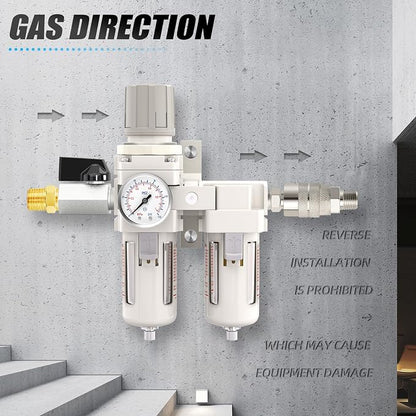 1/2" NPT Air Drying System, Double Air Filters - Image 3