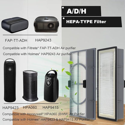 A/D/H True HEPA Filter, Advanced Allergen Reduction, Compatible - Image 2