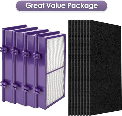 AER1 Filter 4 HEPA Filters + 8 Carbon Booster Filters Compatible - Image 2