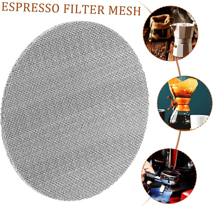 Luxshiny 4pcs Espresso Filter Screen Stainless Filter Mesh - Image 7