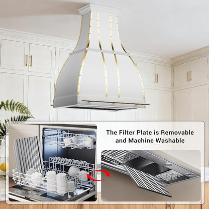 CHETTO C Stainless Steel Range Hood Cover - Image 4