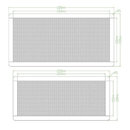 120mm Fan Filter, HFEIX Computer Case Dustproof Magnetic Frame Mesh Black 2Pack - Image 4