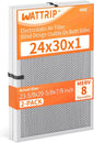 2-Pack 24x30x1 MERV 8 Reusable & Washable Electrostatic Air Filters by BreatheSmartLiveClean