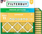 Filterbuy 22x22x1 Air Filter MERV 11 Superior Pet & Allergy Defense, by Filterbuy