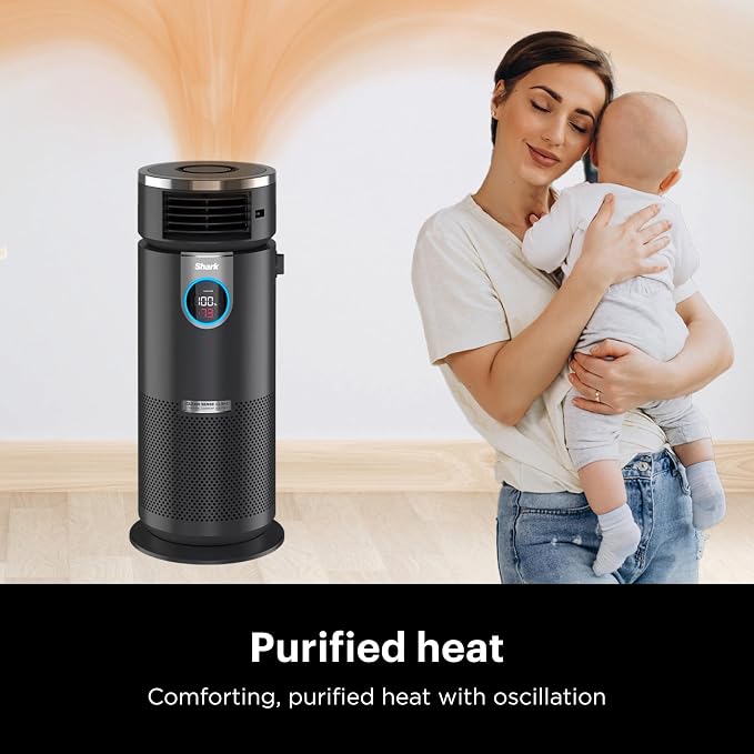 Shark HC451 3-in-1 Clean Sense Air Purifier, Heater & Fan, HEPA Filter - Image 7