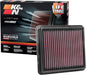 K&N High-Flow Original Lifetime Engine Air Filter: Increase Power: Premium by KNEngineeringInc
