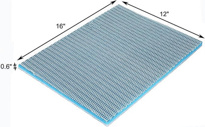 AQUANEAT Aquarium Filter Sponge 8-Layer Filter Media Pad, Cut-to-Size Foam Floss - Image 8