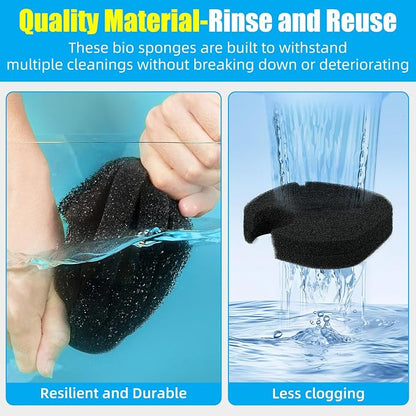 AQUANEAT 8 pcs Replacement Canister Filter Pads Compatible - Image 4