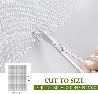 RYB HOME 2 Panels Garden Netting Size Adjustable Porch Screen Mesh Outdoor - Image 6