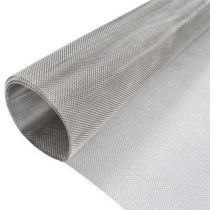 Stainless Steel Mesh Screen, 15.7"x47.2", Woven Fine Wire Mesh, Window Screen by welcometoyagjia