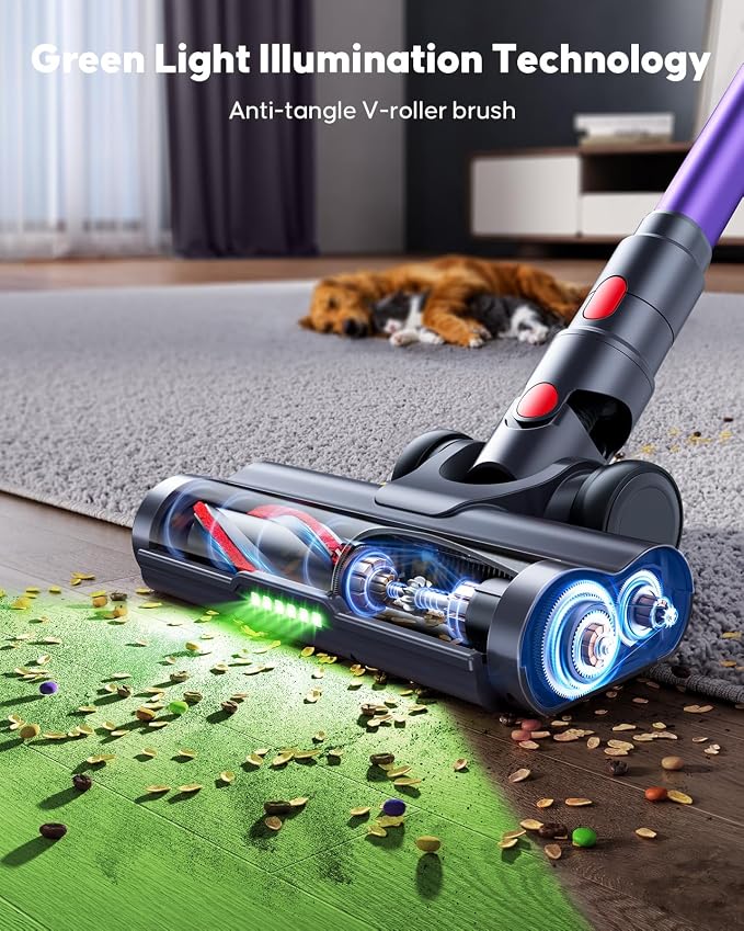 Cordless Vacuum Cleaner 600W 50KPA Powerful Suction 65 Mins Stick Handheld - Image 6