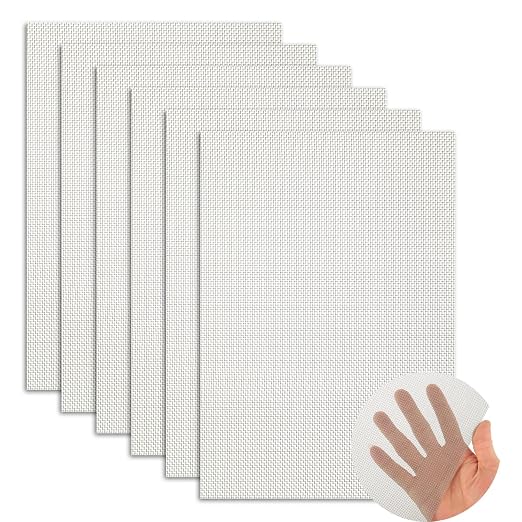 6 Pcs 12x8 Inch 304 Stainless Steel Wire Mesh Metal mesh Screen by HUAREW
