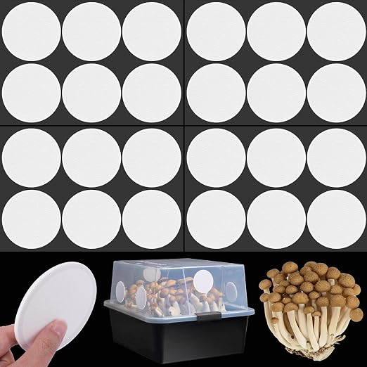24 Pcs 2.5" Monotub Adhesive Filter Disks-3MM Thick Monotub Filter by Nkiy+Quen