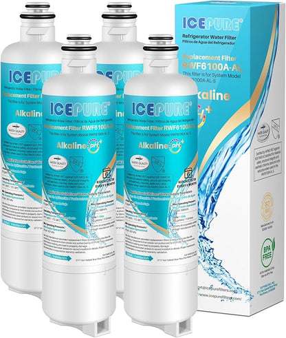 ICEPURE Alkaline BORPLFTR50 Refrigerator Water Filter Replacement by ICEPURE