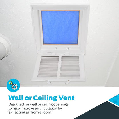 EZ-FLO 14 x 14 Inch Return Air Vent Cover - Image 4
