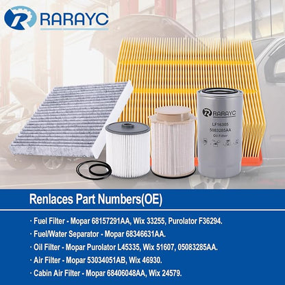 6.7L Cummins Fuel Filter Kit for 2019-2024 Ram Turbo Diesel Engines 68157291AA - Image 3