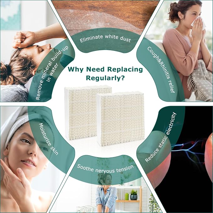 TOMOON 1043 Super Wick Humidifier Filter 2 Pack -Replacement - Image 6