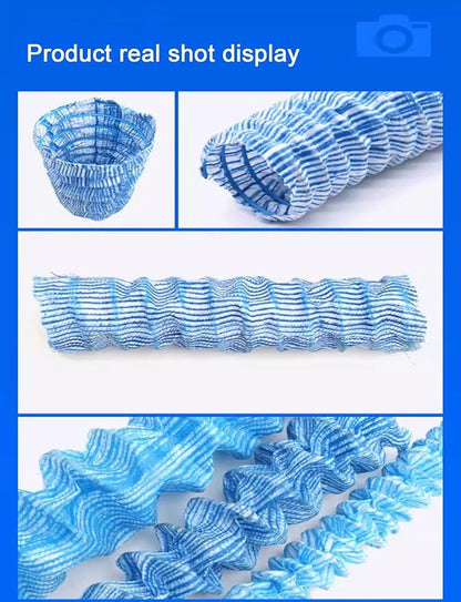 French Drain Pipe for Garden Lawn & Landscape, 3in Dia Perforated Fabric - Image 6